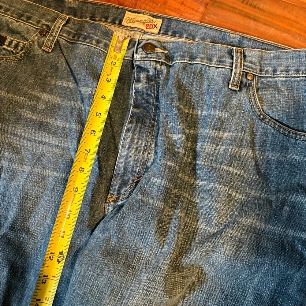 Wrangler 20X Men’s Jeans Size 42x30‎ Straight Leg Blue Denim (0382)